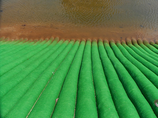 350gsm Erosion Control Blanket Sand Filled Mattress For Slope Protection