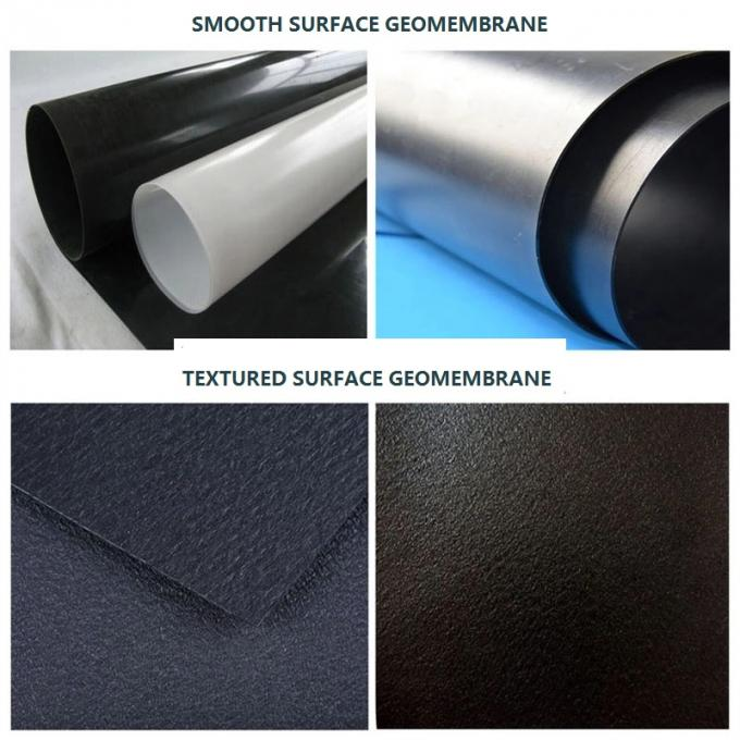 Textured Hdpe Geomembrane 1.0-2.5mm thick Sheet for Landfill or Pond Liner or Fish pond or Aquafarm 1
