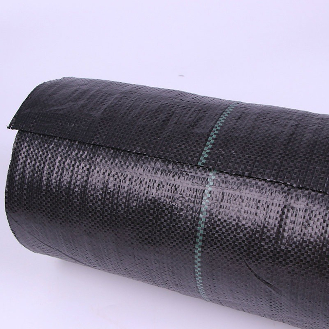 70-100GSM BLACK PP WOVEN GEOTEXTILE GROUND COVER FABRIC FOR WEED CONTROL/ WEED BARRIER
