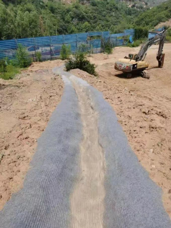 Concrete Cement Cloth/Concrete Cement Blanket/Cement Sand Blanket(CSB) GCCM rolls for slope protection or ditch lining 4