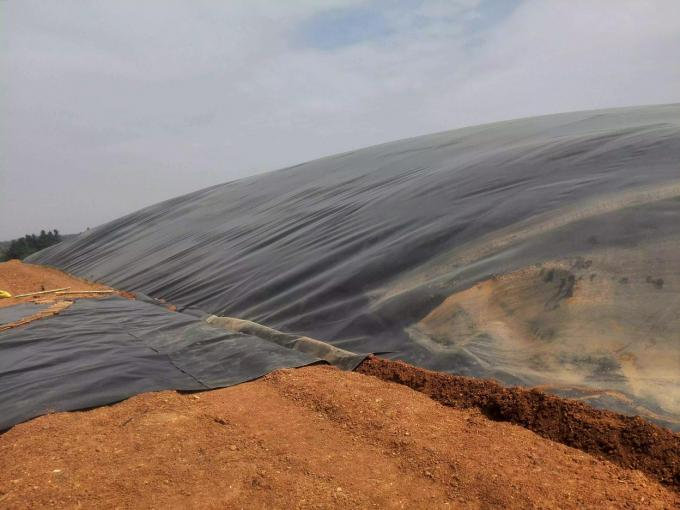 Pond Reservior Landfill Tunnel Smooth Composite Hdpe Geomembrane 0