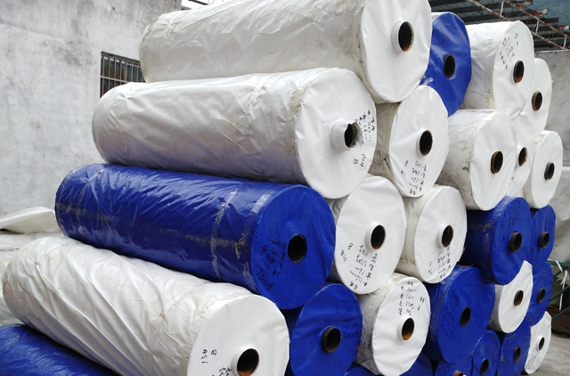 PE FILM Coated PP/PE Woven Geotextile Waterproof Composite For Tent Projects