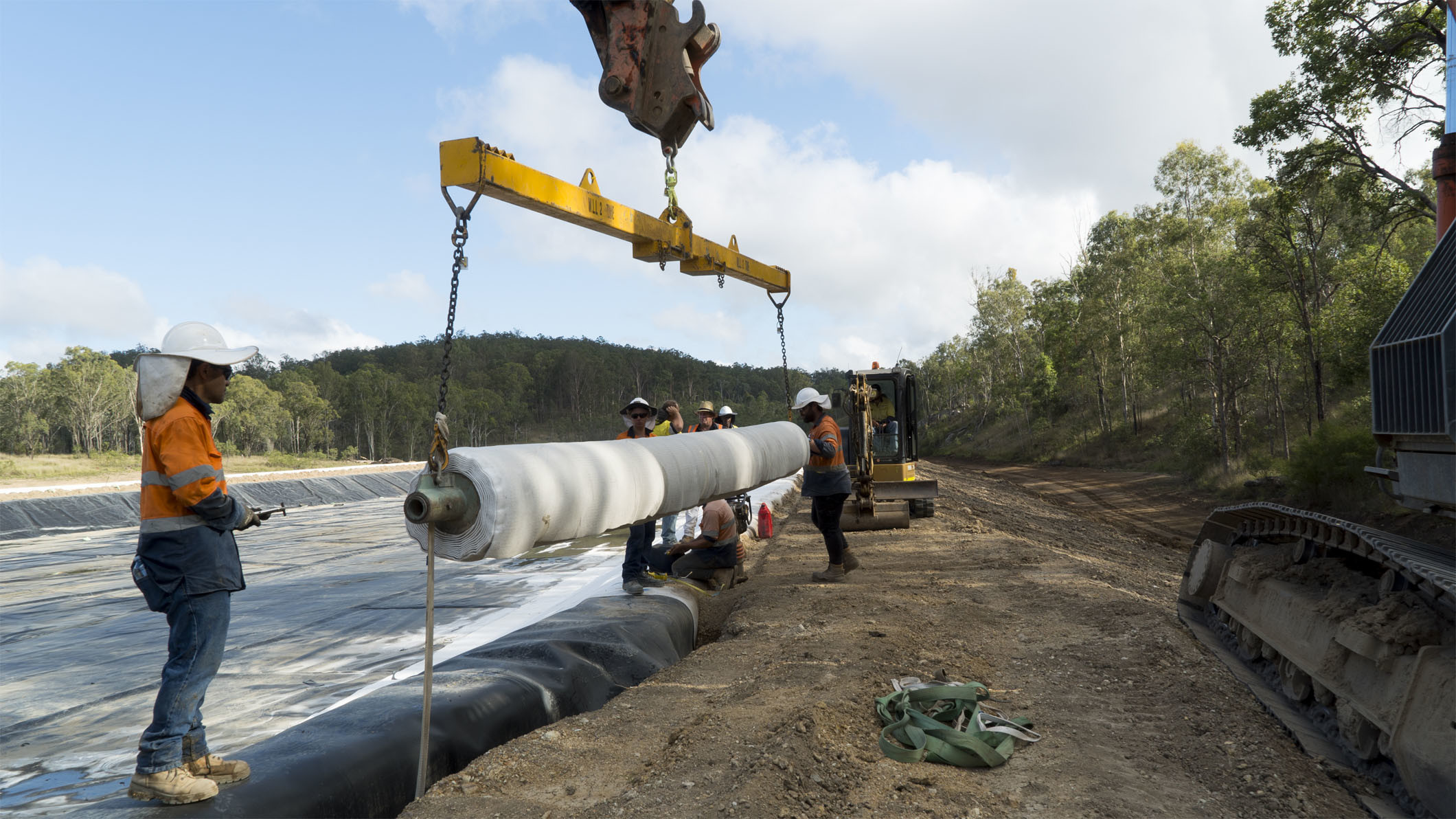 Concrete Erosion Control Mat GCCM Rolls for River Bank Protection Or Fish Pond
