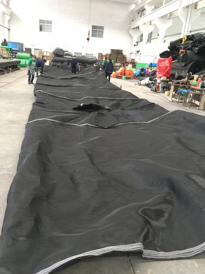GT330D 50/50KN/M 0.4-0.8mm opening size dewatering geotube for Palm oil waste water treatment without adding flocculant 4
