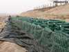 Woven Wire Mesh Gabion with geobag for River Flood Control And Retaining Wall