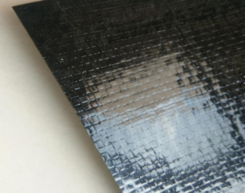  PP Woven Geotextile Coated PE Geomembrane With An Additional Laminated Film on The Backside Composite Geomembrane