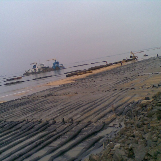 Composite Geotextile Mattress For Sand Or Concrete Filled For Sea Bed Protection