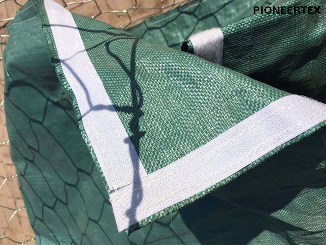 Woven Wire Mesh Gabion with geobag for River Flood Control And Retaining Wall