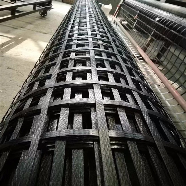 PP Or PET Belt Welded Composite Geogrid For Soft Soil Foundation