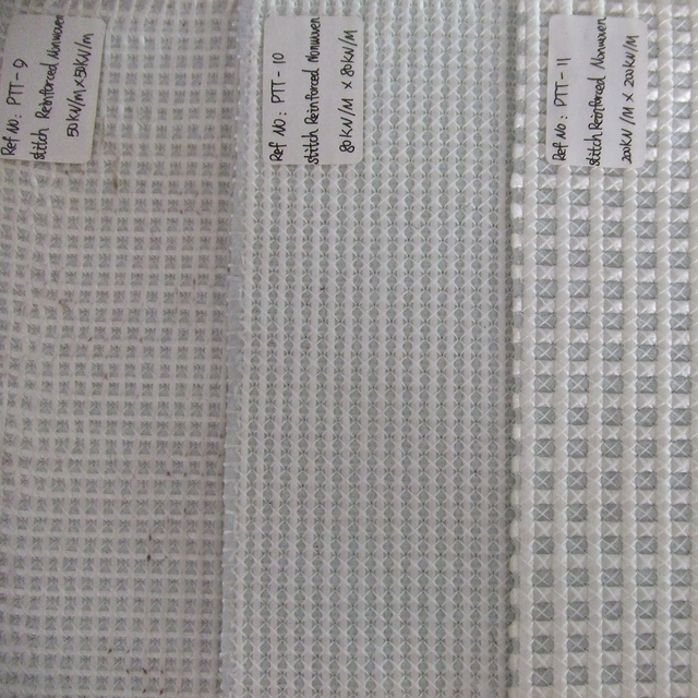 Polyester Filament woven geogrid stitch-reinforced Nonwoven geotextile composite