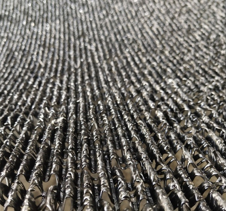3D PP Extruded Monofilament Wave shaped Core Drainage sheet in shape of W or M for soccer field drainage projects