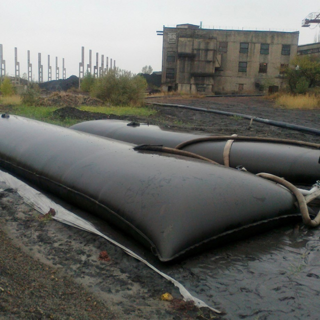 Mobile Portable PP Woven Sludge Dewatering Geo-tube Geotextile Bags in Container Shape