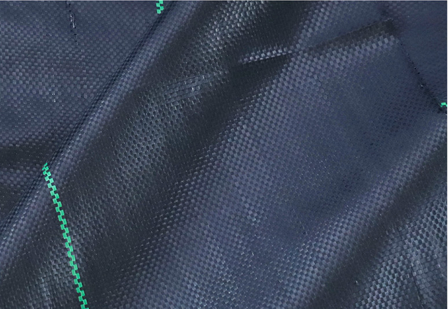 Uv Stablizer Pp Woven Geotextile Agriculture Plastic Ground Cover Mat Black 70-100gsm