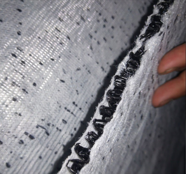 W Shape Drain Core Geocomposite Drainage Sheet For Sports Field Artificial Grass Base