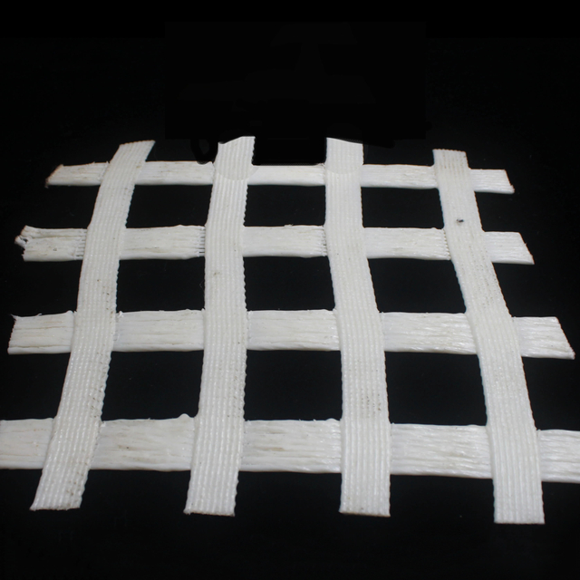 400KN/M High Strength Fire Retardant PET Woven Geogrid For Mining Roof Reinforcement