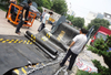 Inflatable Rubber boom Oil Spill Containment Floating Silt Curtain
