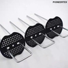Galvanized Anchoring Steel Pins With PP Plastic Washer for Weed Barrier PP Woven Fabric Installation