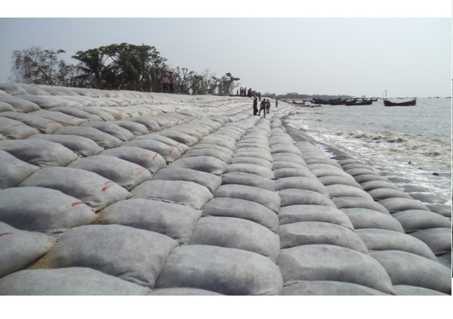 High Strength Polyester Needle Punch Nonwoven Geotextile Bags Silt Geobags